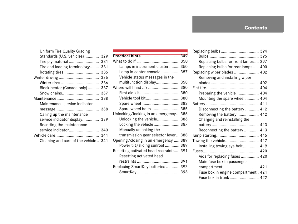 Mercedes-Benz 2006 C 55 AMG User Manual | Page 8 / 473