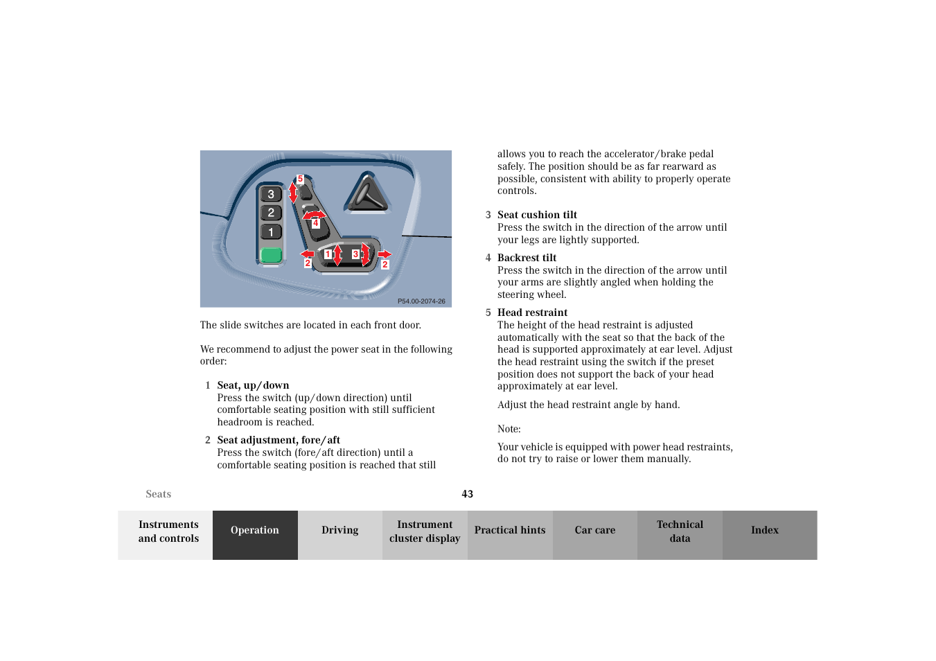 Mercedes-Benz 2003 E -Class Wagon User Manual | Page 46 / 354