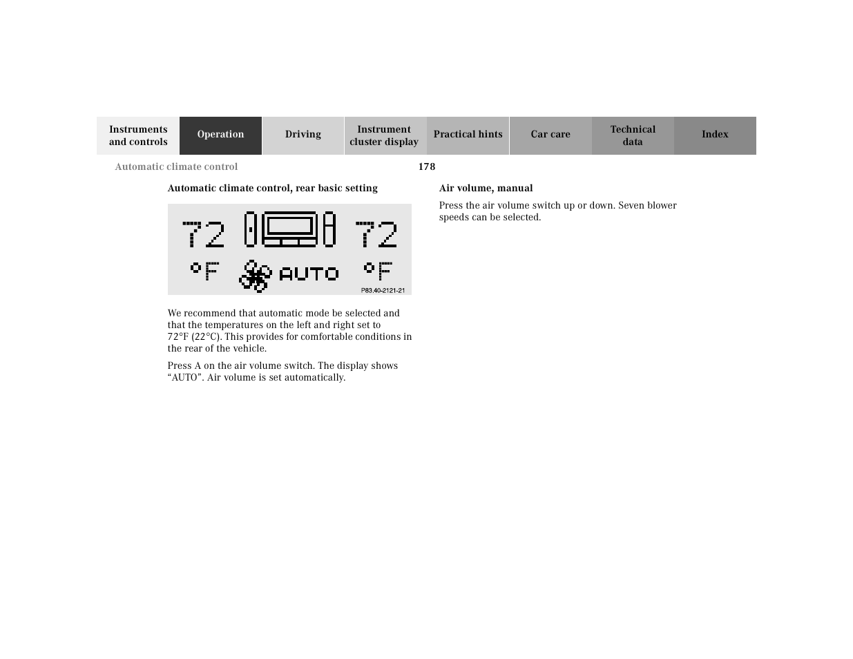 Mercedes-Benz 2001 S 430 User Manual | Page 181 / 421