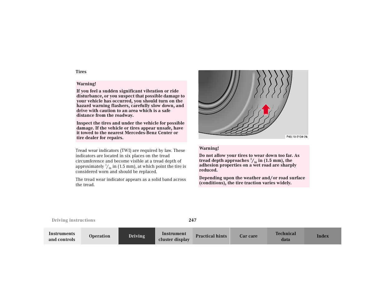 Mercedes-Benz 2001 S 430 User Manual | Page 250 / 421