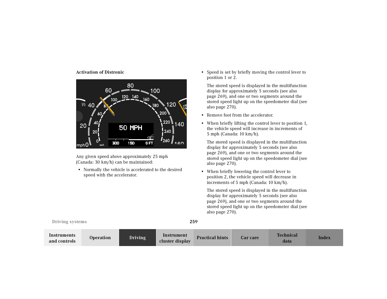 Mercedes-Benz 2001 S 430 User Manual | Page 262 / 421