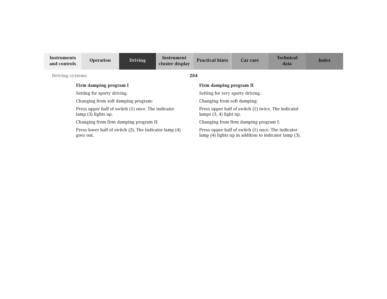 Mercedes-Benz 2001 S 430 User Manual | Page 287 / 421