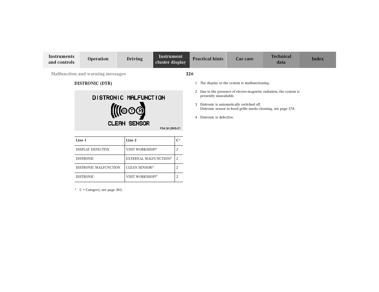 Mercedes-Benz 2001 S 430 User Manual | Page 329 / 421
