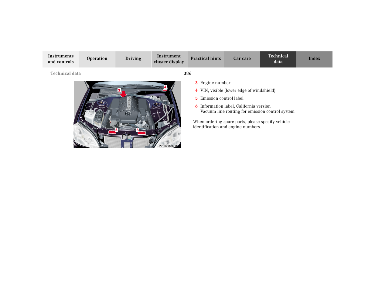 Mercedes-Benz 2001 S 430 User Manual | Page 389 / 421