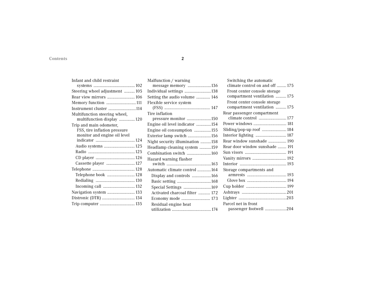 Mercedes-Benz 2001 S 430 User Manual | Page 5 / 421