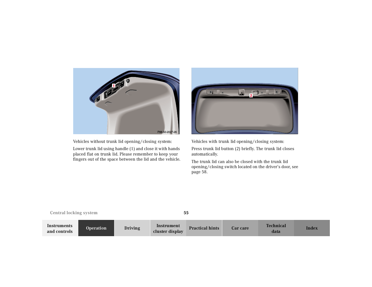 Mercedes-Benz 2001 S 430 User Manual | Page 58 / 421