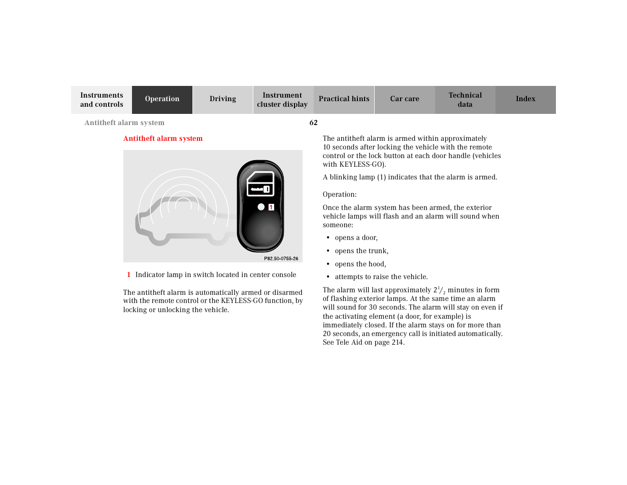 Mercedes-Benz 2001 S 430 User Manual | Page 65 / 421