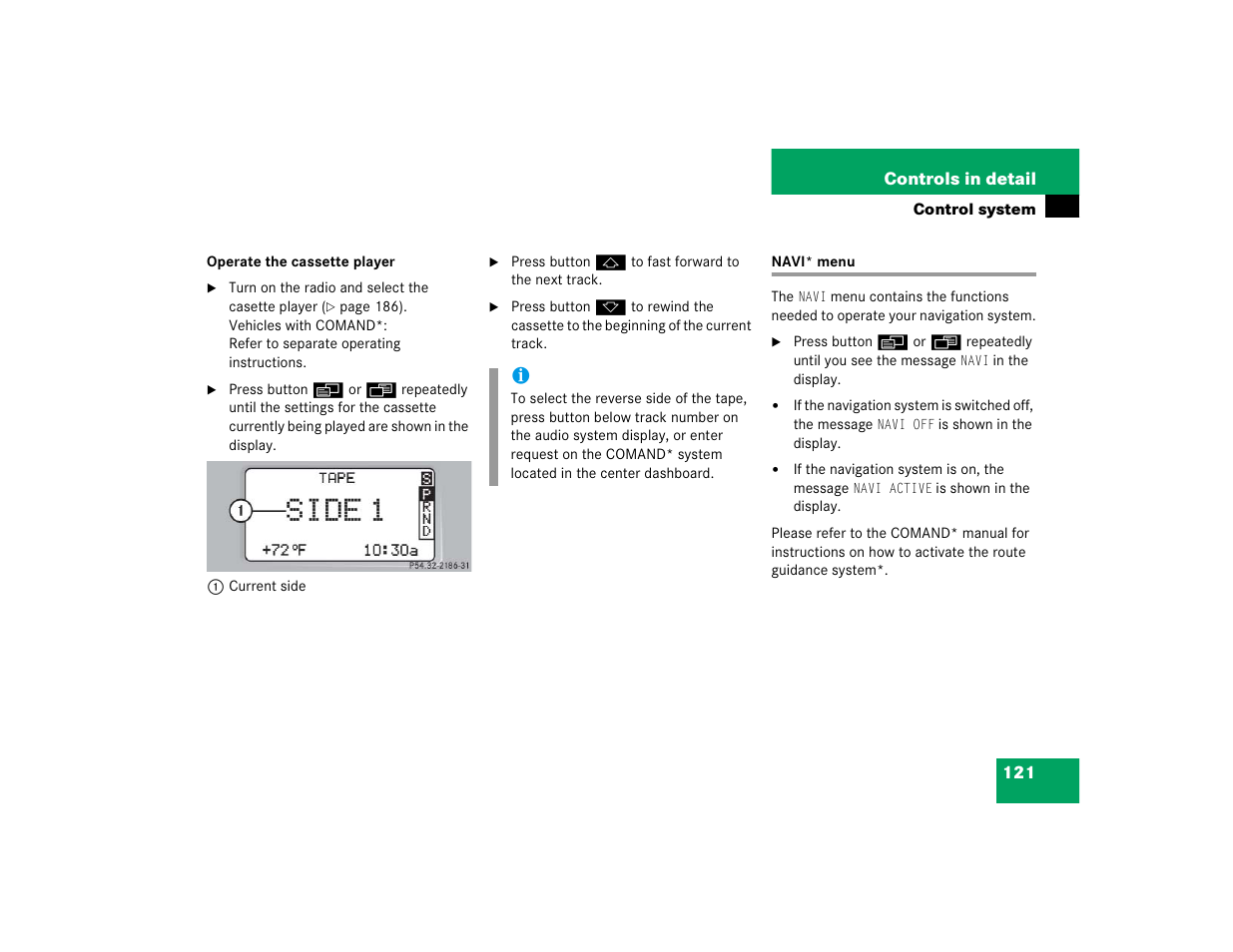 Mercedes-Benz 2004 C 320 Sport User Manual | Page 121 / 400