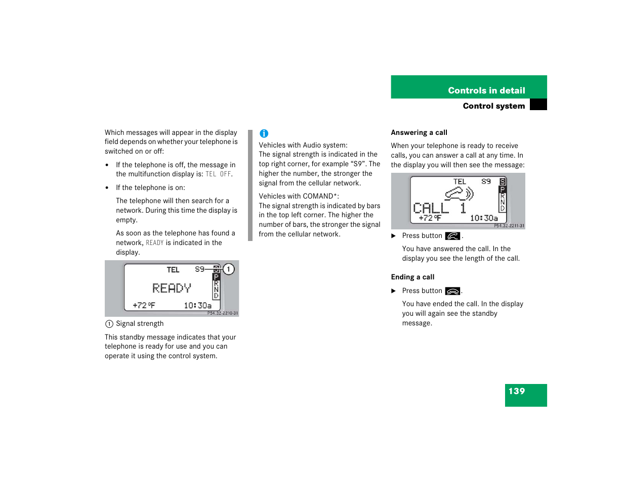 Mercedes-Benz 2004 C 320 Sport User Manual | Page 139 / 400