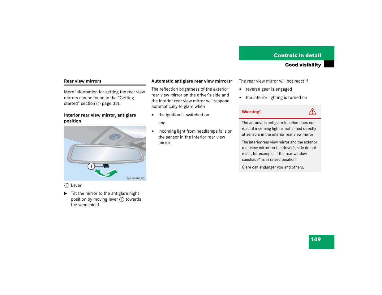 Mercedes-Benz 2004 C 320 Sport User Manual | Page 149 / 400