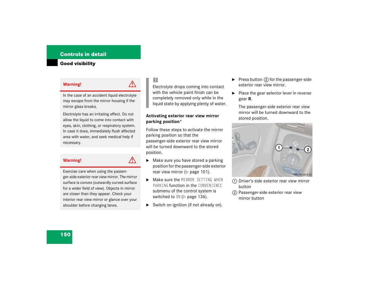 Mercedes-Benz 2004 C 320 Sport User Manual | Page 150 / 400