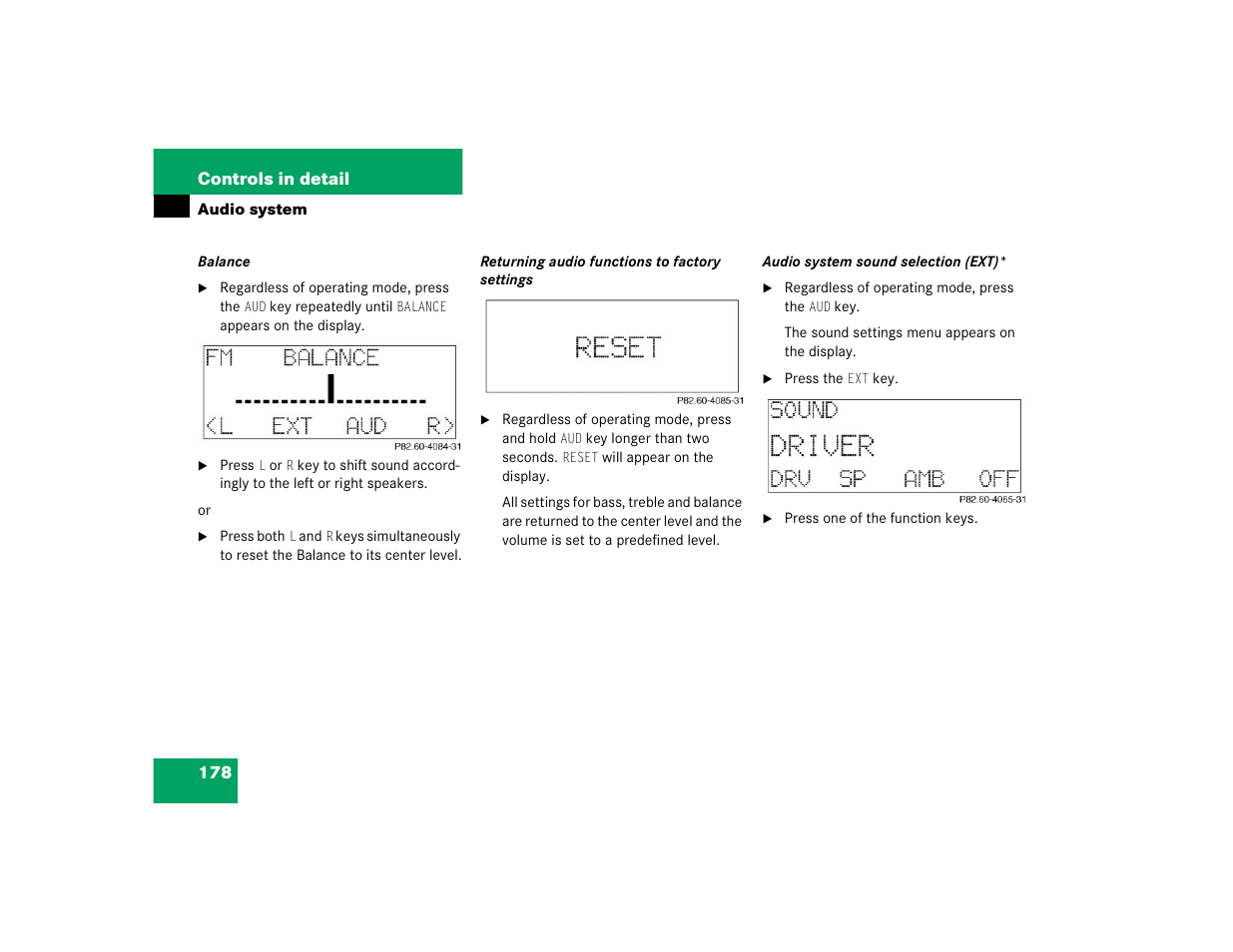 Mercedes-Benz 2004 C 320 Sport User Manual | Page 178 / 400