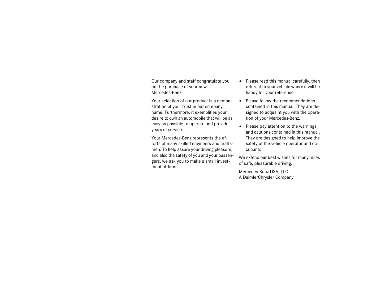 Mercedes-Benz 2004 C 320 Sport User Manual | Page 2 / 400