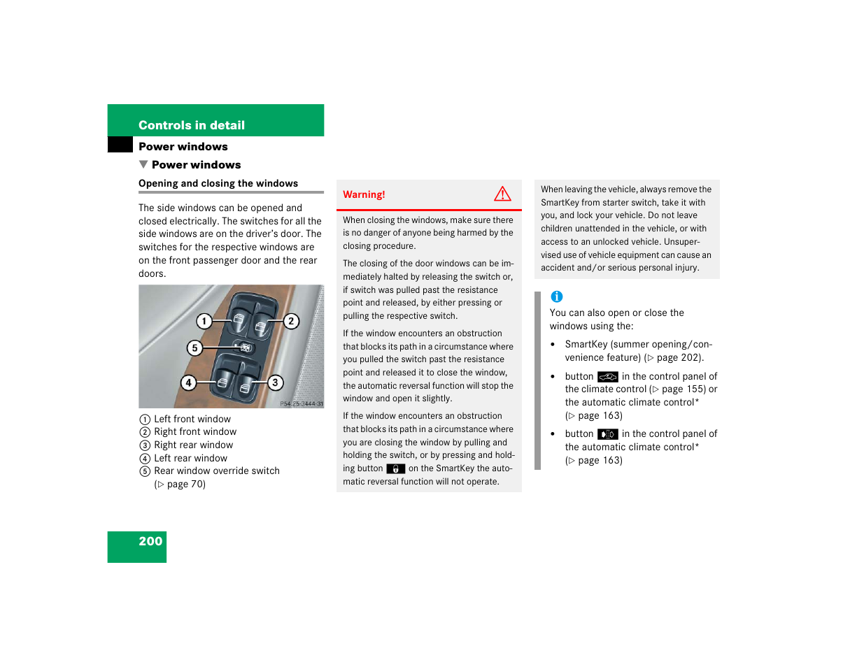 Mercedes-Benz 2004 C 320 Sport User Manual | Page 200 / 400