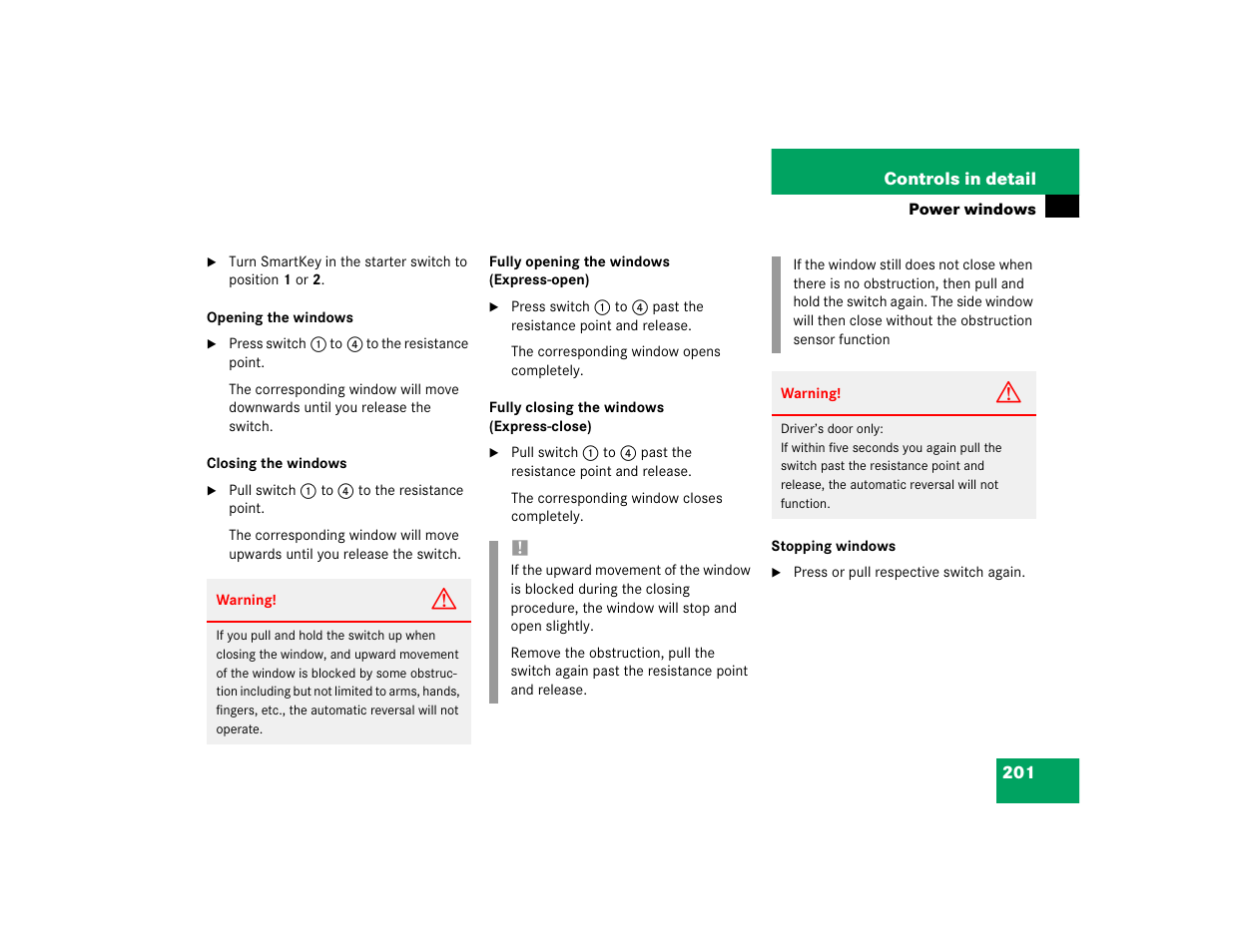 Mercedes-Benz 2004 C 320 Sport User Manual | Page 201 / 400