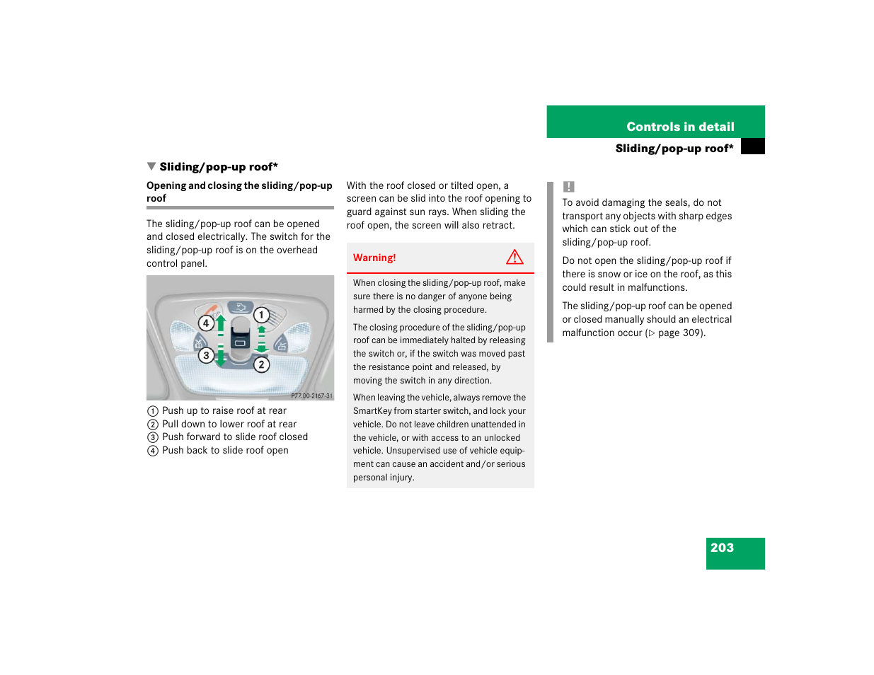 Mercedes-Benz 2004 C 320 Sport User Manual | Page 203 / 400