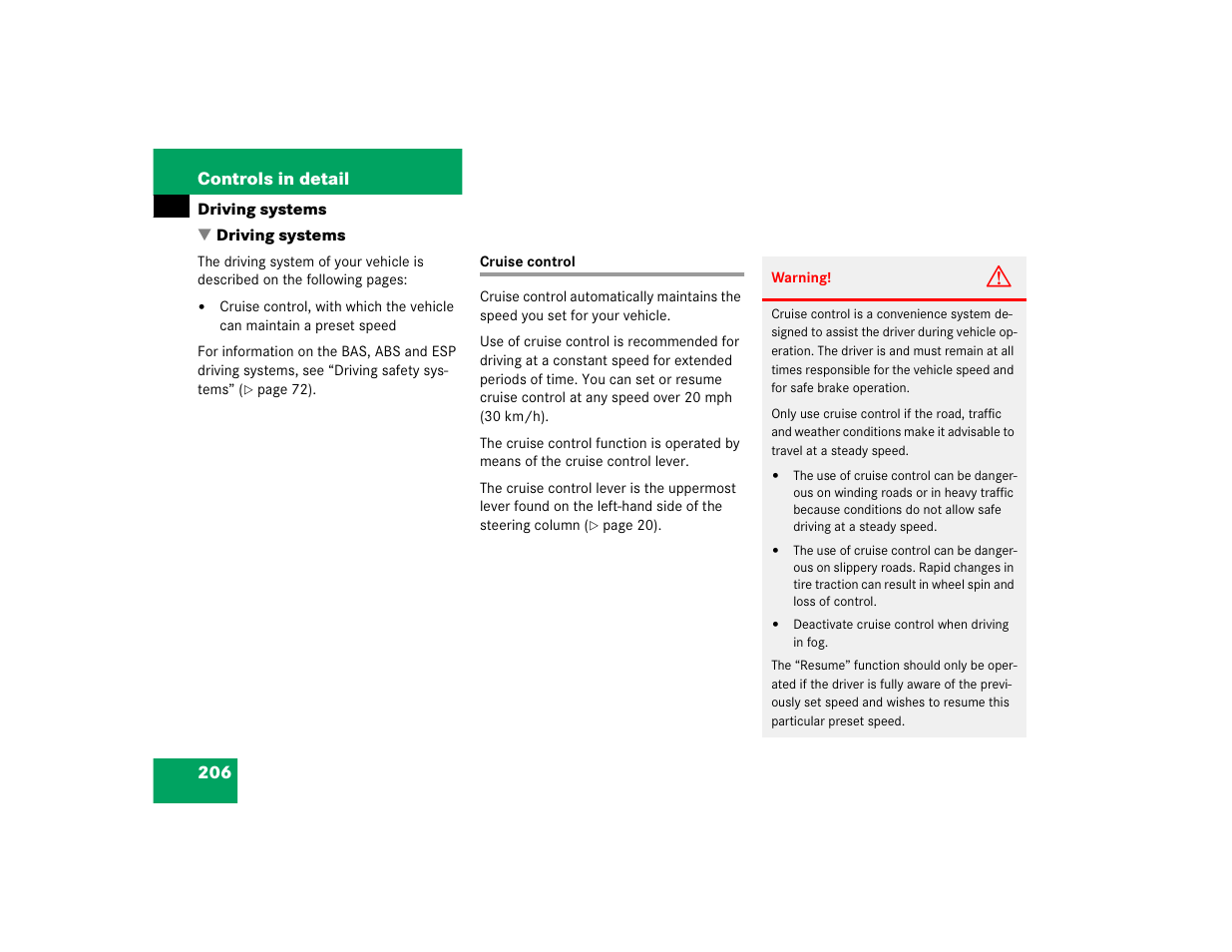 Mercedes-Benz 2004 C 320 Sport User Manual | Page 206 / 400