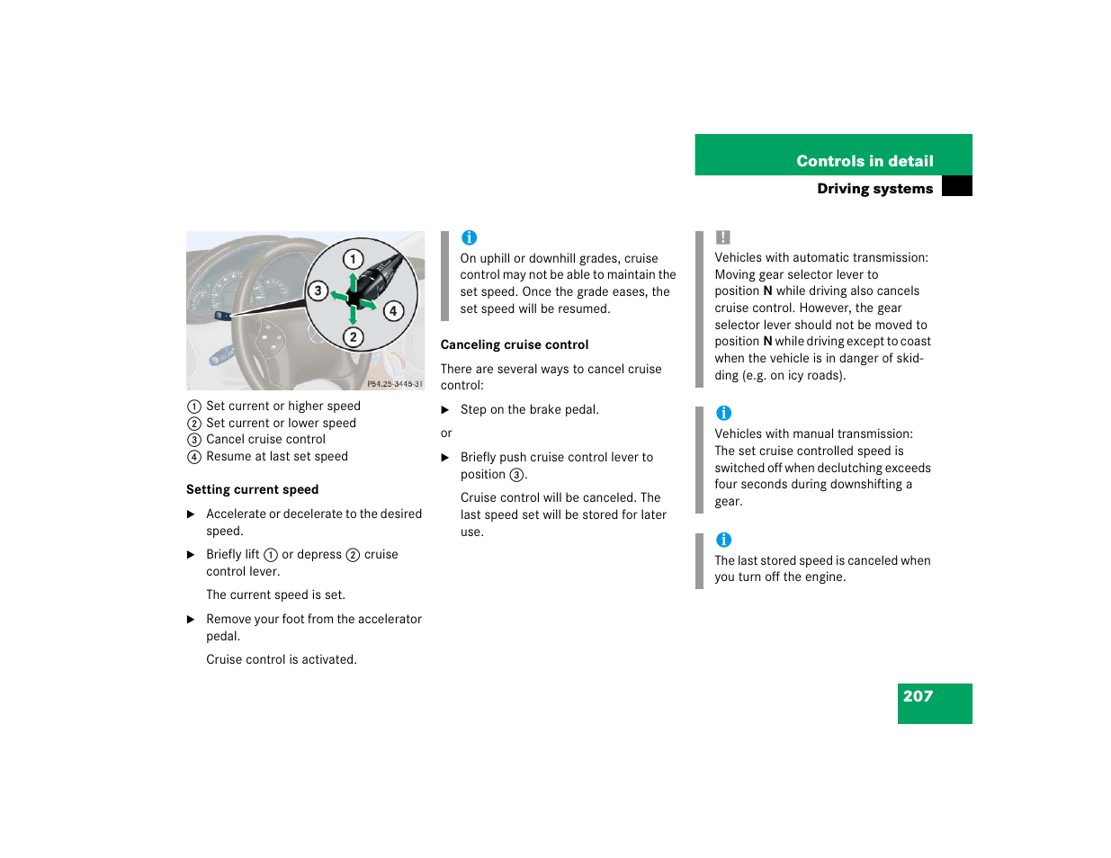 Mercedes-Benz 2004 C 320 Sport User Manual | Page 207 / 400