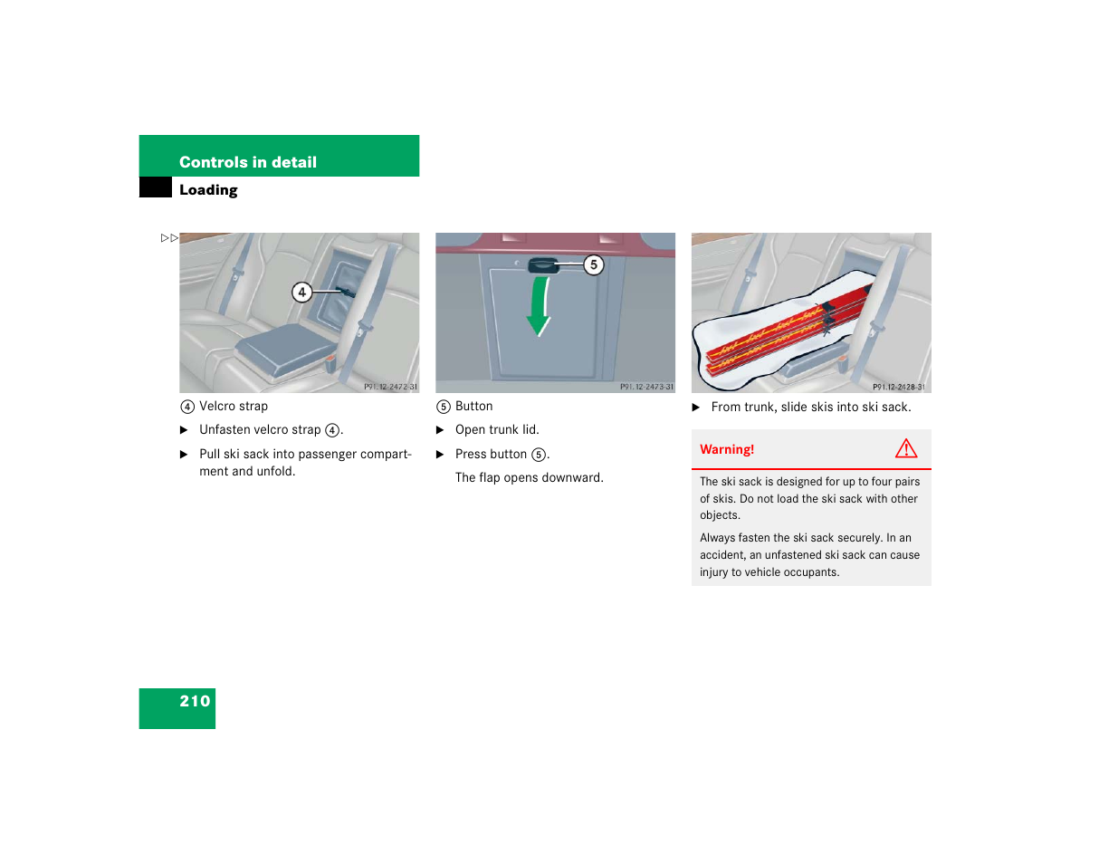 Mercedes-Benz 2004 C 320 Sport User Manual | Page 210 / 400