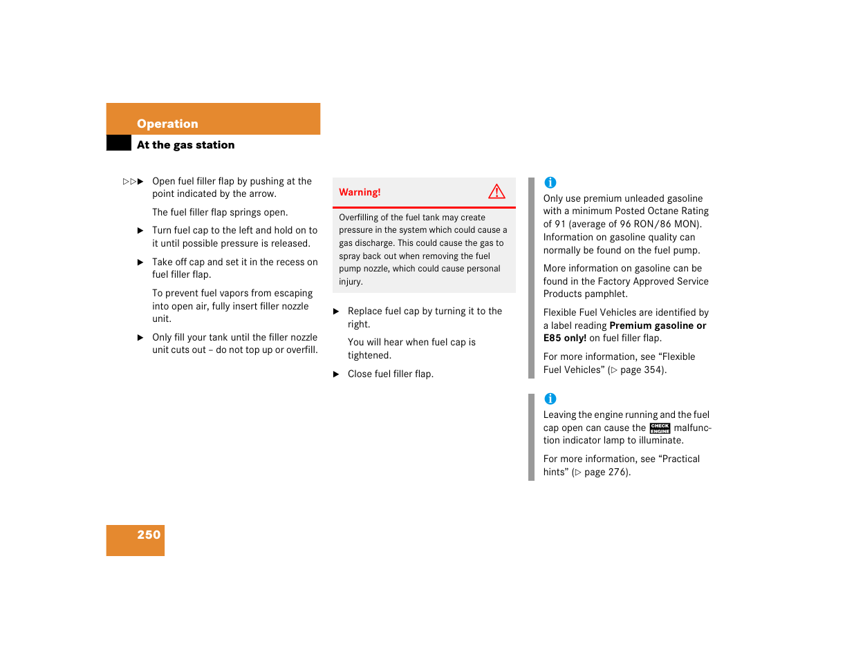 Mercedes-Benz 2004 C 320 Sport User Manual | Page 250 / 400