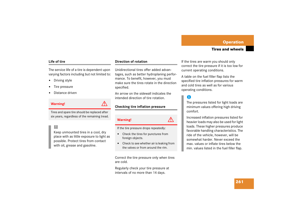 Mercedes-Benz 2004 C 320 Sport User Manual | Page 261 / 400