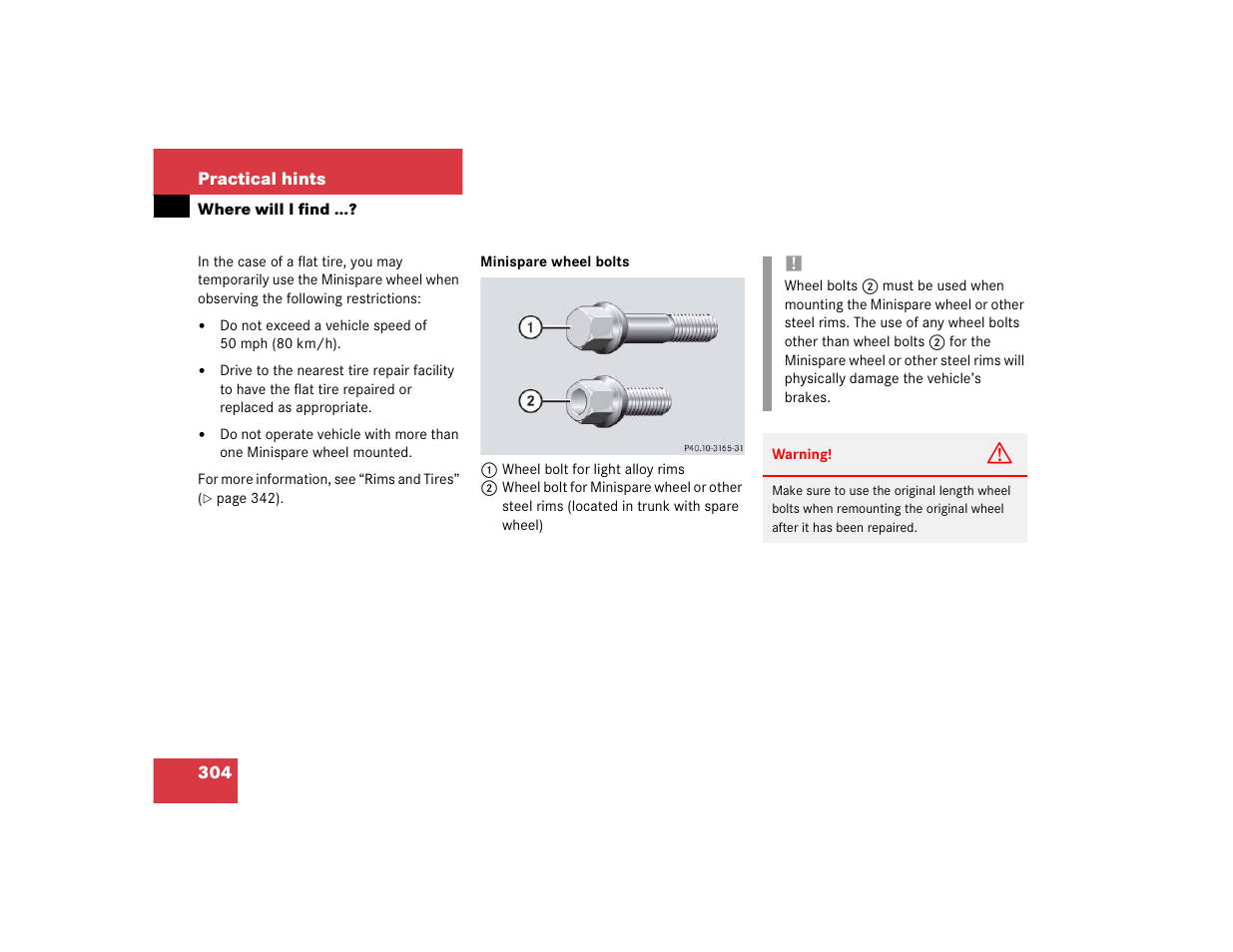 Mercedes-Benz 2004 C 320 Sport User Manual | Page 304 / 400