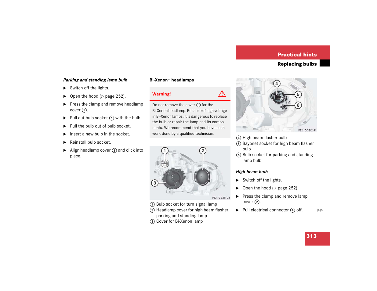 Mercedes-Benz 2004 C 320 Sport User Manual | Page 313 / 400