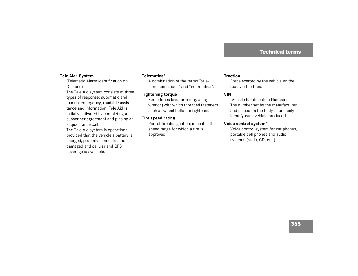 Mercedes-Benz 2004 C 320 Sport User Manual | Page 365 / 400