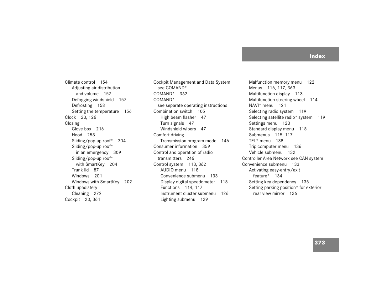 Mercedes-Benz 2004 C 320 Sport User Manual | Page 373 / 400