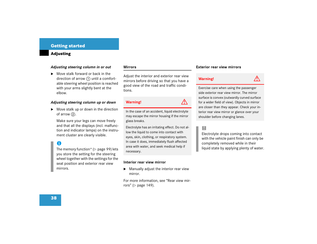 Mercedes-Benz 2004 C 320 Sport User Manual | Page 38 / 400