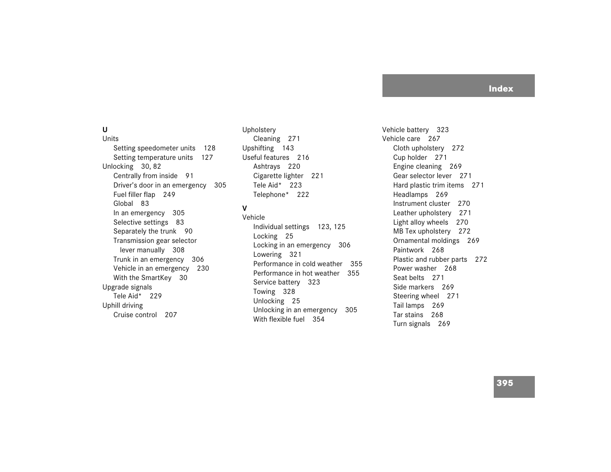 Mercedes-Benz 2004 C 320 Sport User Manual | Page 395 / 400