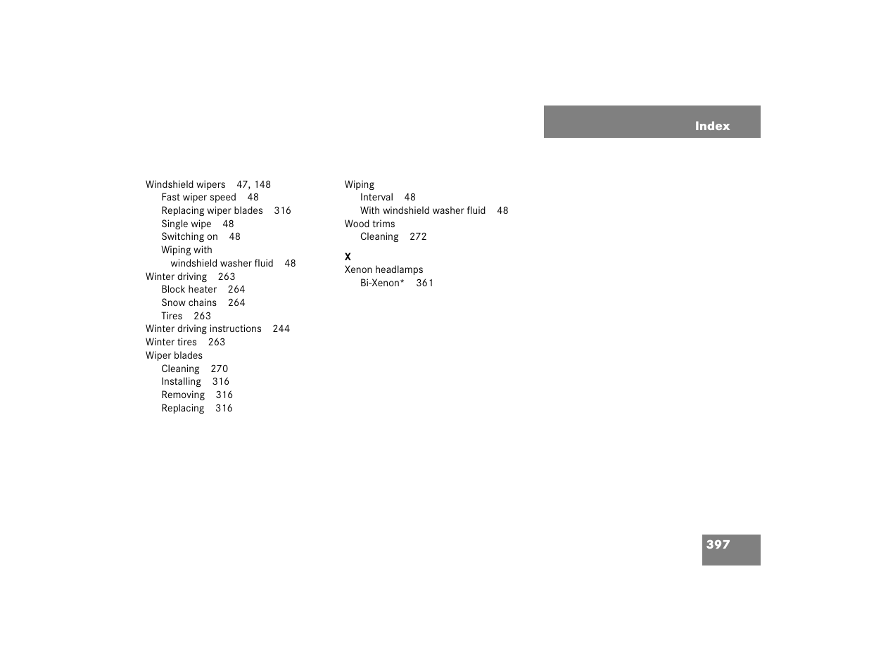 Mercedes-Benz 2004 C 320 Sport User Manual | Page 397 / 400