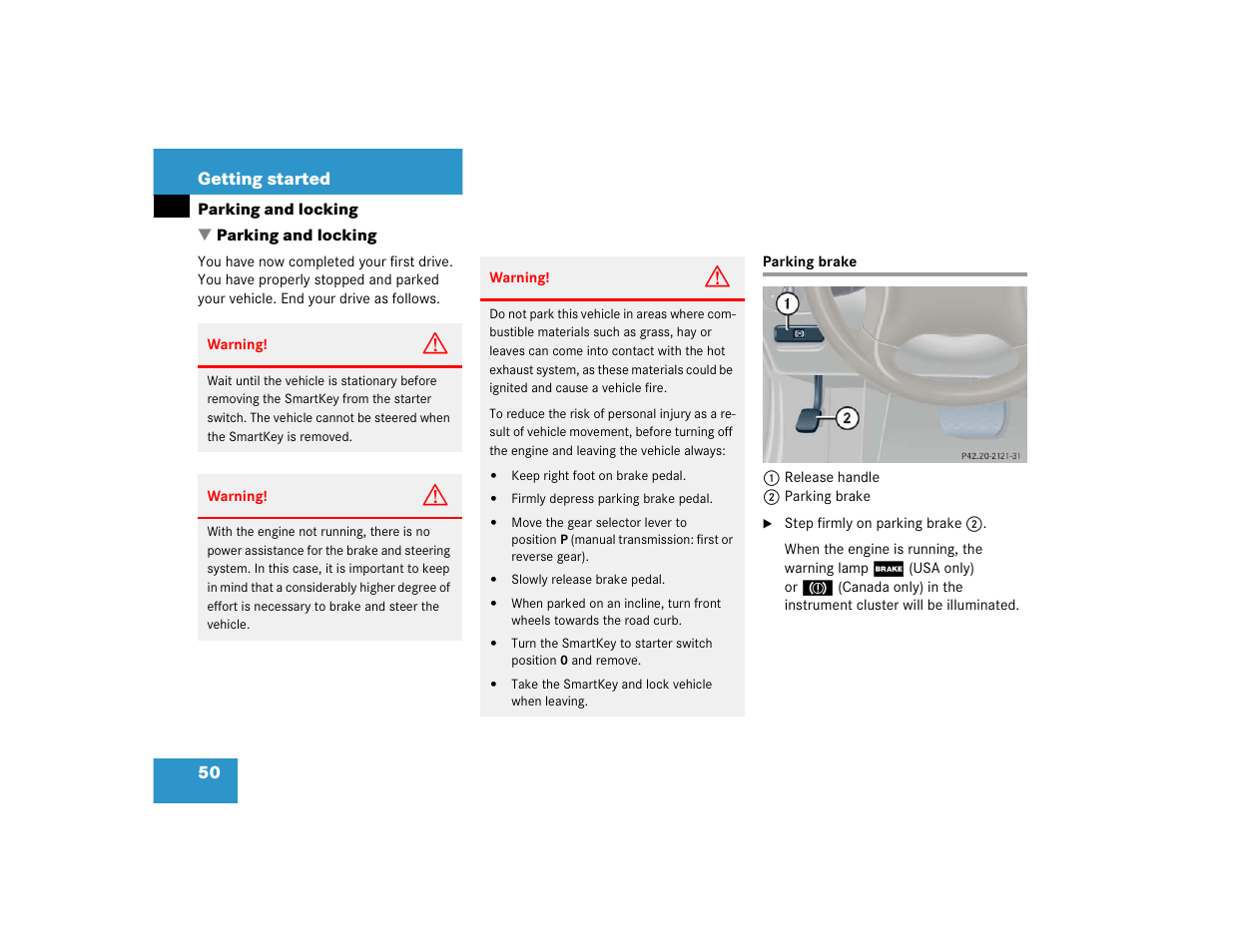 Mercedes-Benz 2004 C 320 Sport User Manual | Page 50 / 400
