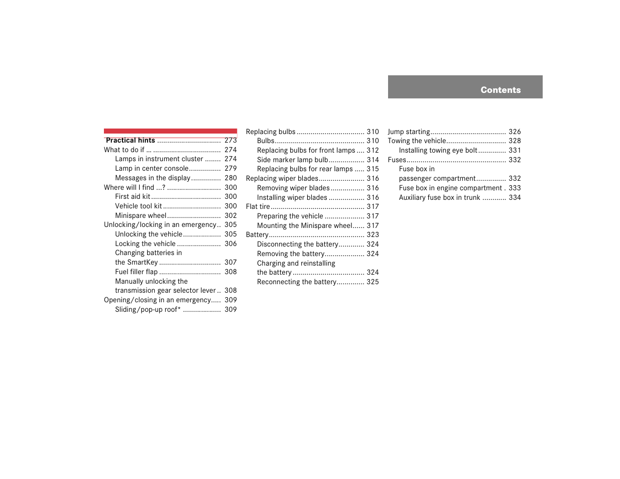 Mercedes-Benz 2004 C 320 Sport User Manual | Page 7 / 400