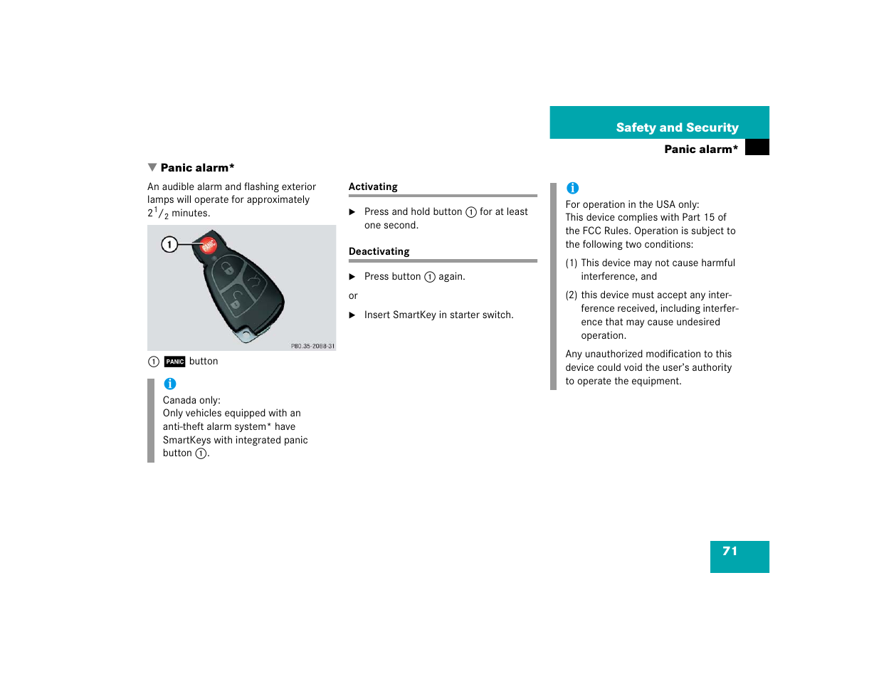 Mercedes-Benz 2004 C 320 Sport User Manual | Page 71 / 400