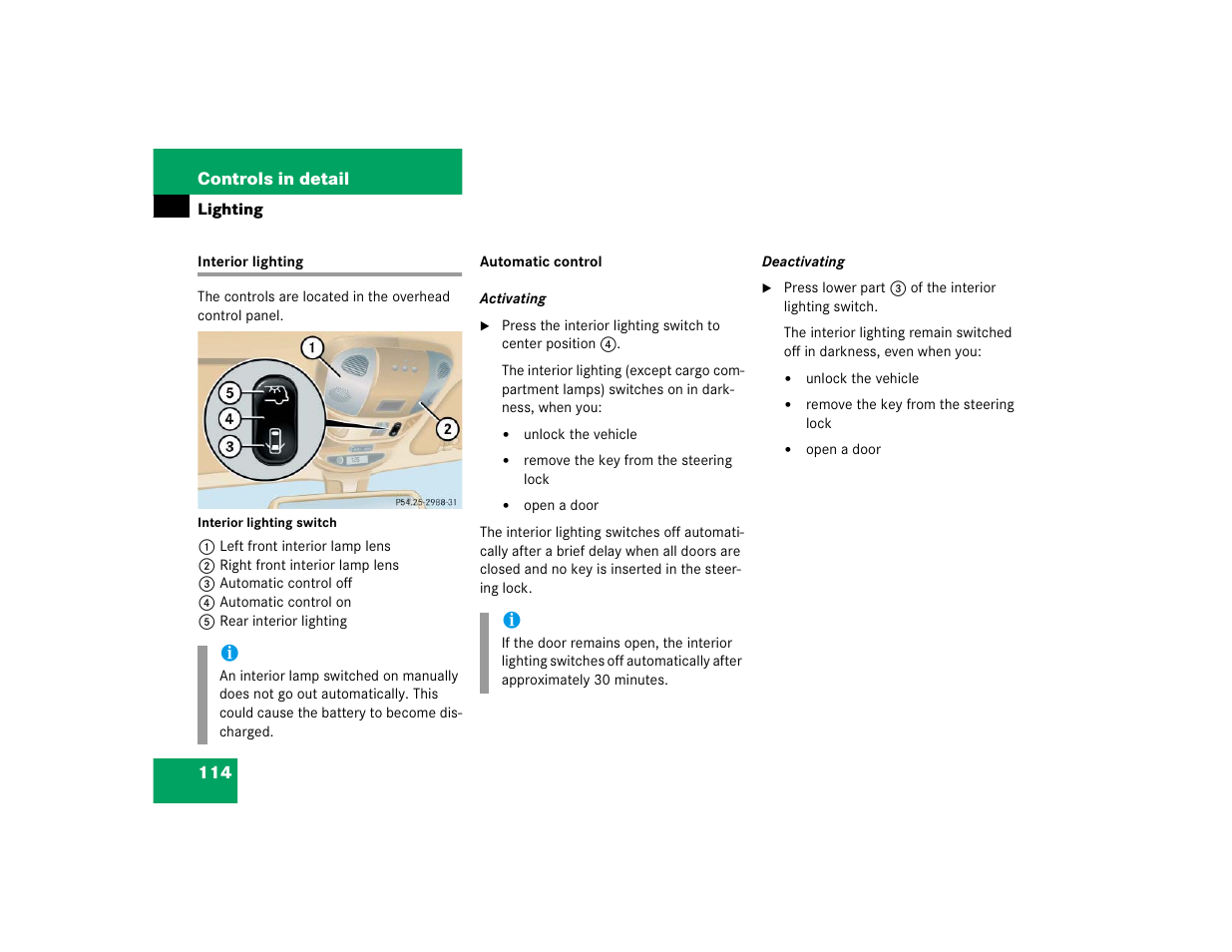 Mercedes-Benz 2005 ML 350 User Manual | Page 116 / 356