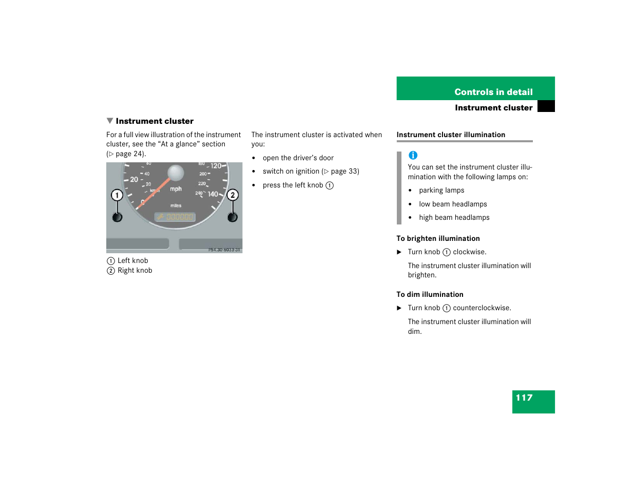 Mercedes-Benz 2005 ML 350 User Manual | Page 119 / 356