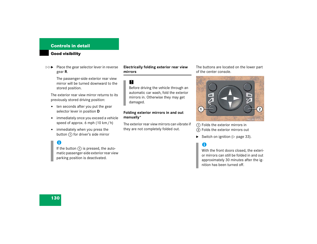 Mercedes-Benz 2005 ML 350 User Manual | Page 132 / 356