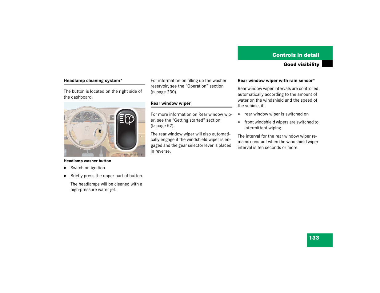 Mercedes-Benz 2005 ML 350 User Manual | Page 135 / 356