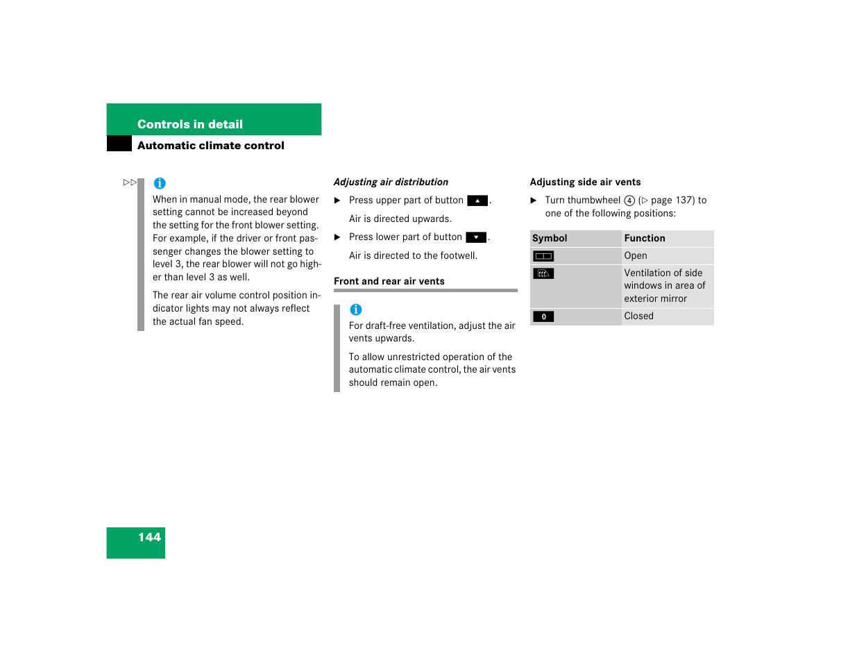 Mercedes-Benz 2005 ML 350 User Manual | Page 146 / 356