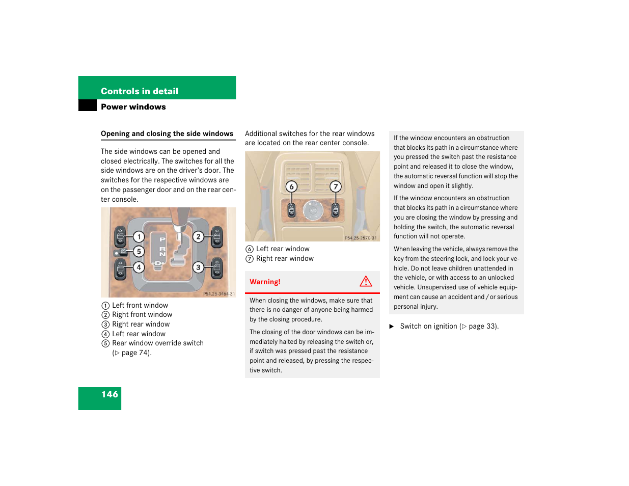 Mercedes-Benz 2005 ML 350 User Manual | Page 148 / 356