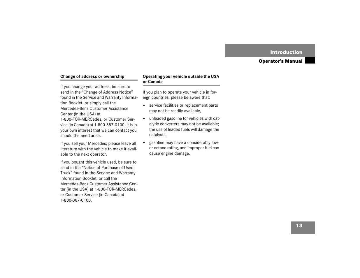 Mercedes-Benz 2005 ML 350 User Manual | Page 15 / 356