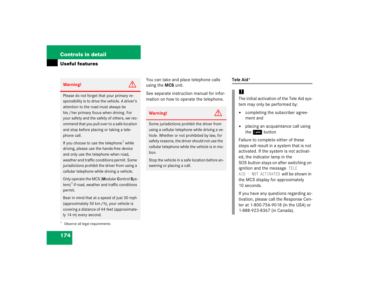 Mercedes-Benz 2005 ML 350 User Manual | Page 176 / 356
