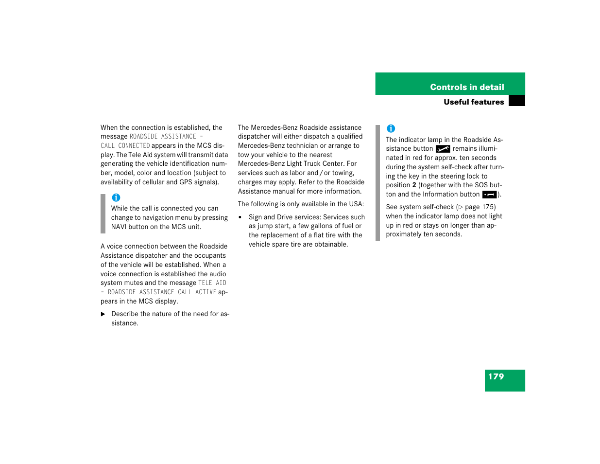 Mercedes-Benz 2005 ML 350 User Manual | Page 181 / 356
