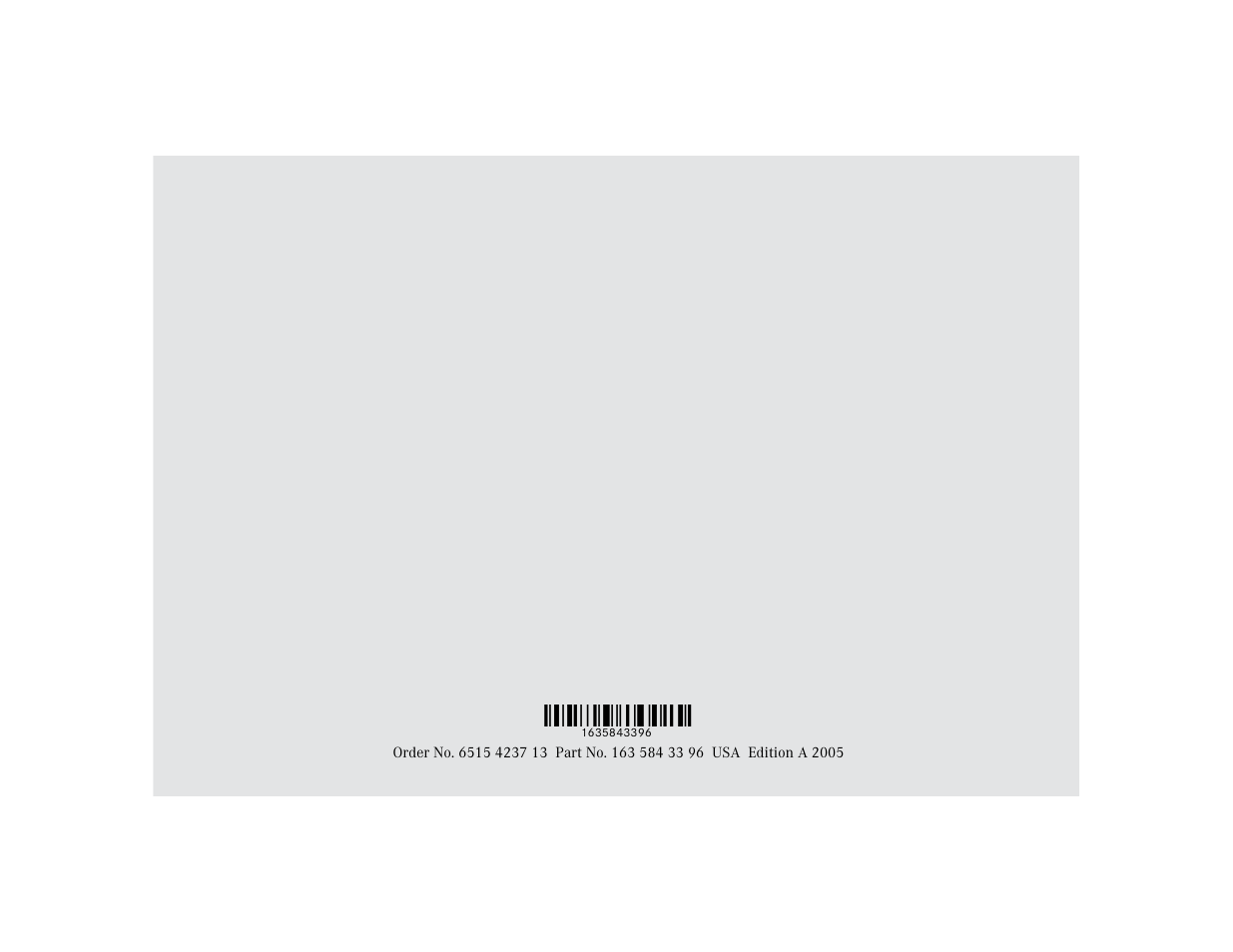 Ê0ctaá9л | Mercedes-Benz 2005 ML 350 User Manual | Page 2 / 356