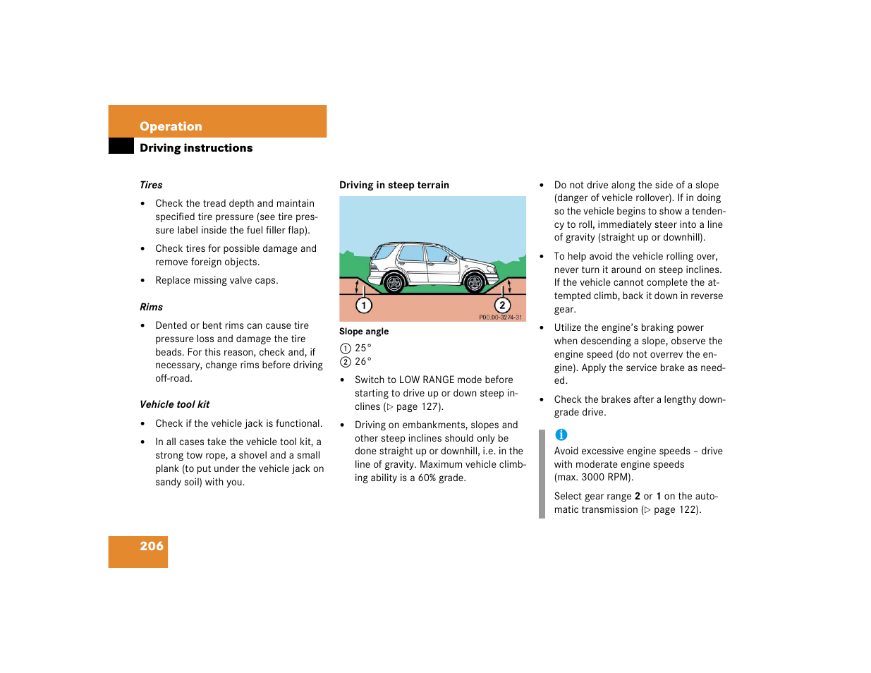 Mercedes-Benz 2005 ML 350 User Manual | Page 208 / 356