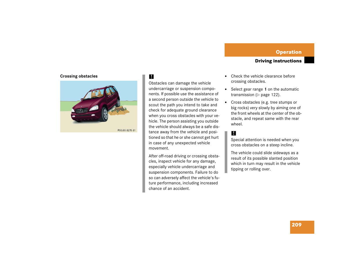 Mercedes-Benz 2005 ML 350 User Manual | Page 211 / 356