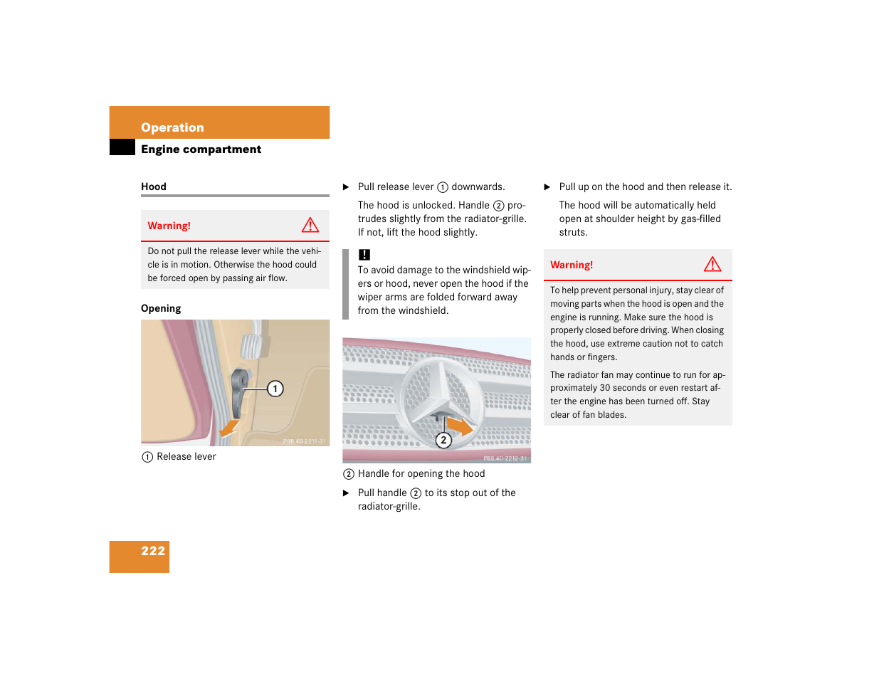 Mercedes-Benz 2005 ML 350 User Manual | Page 224 / 356