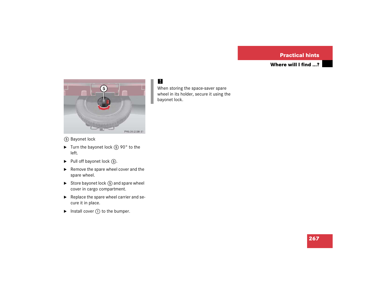 Mercedes-Benz 2005 ML 350 User Manual | Page 269 / 356