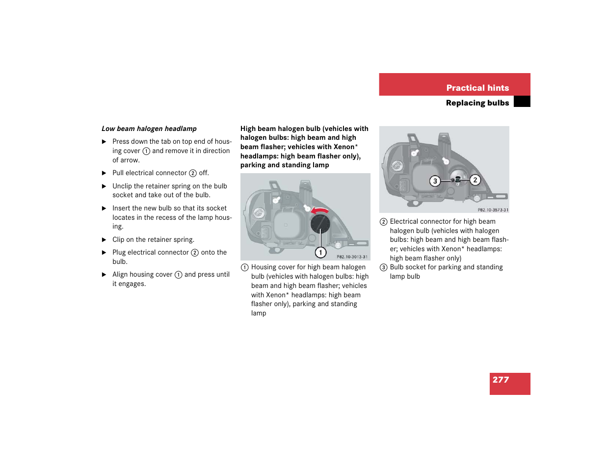 Mercedes-Benz 2005 ML 350 User Manual | Page 279 / 356